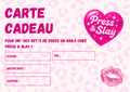 Carte cadeau Press&Slay